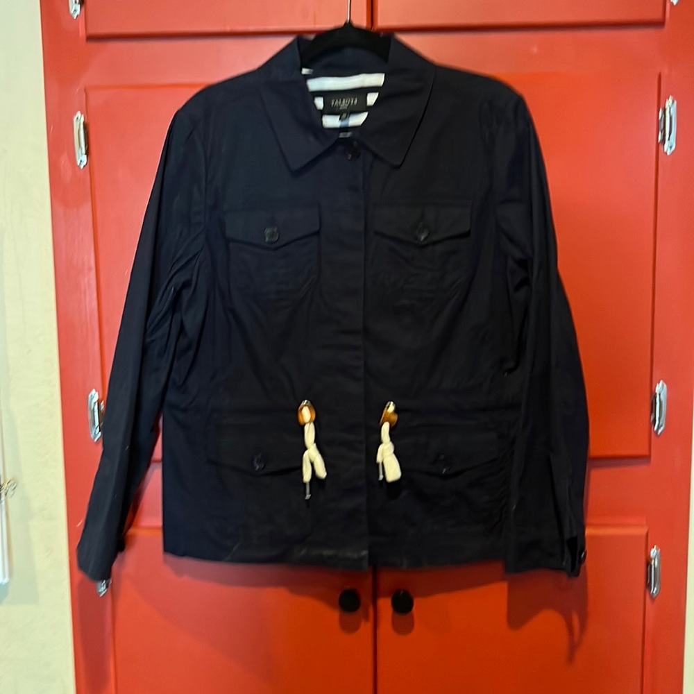 Navy nautical jacket by Talbots